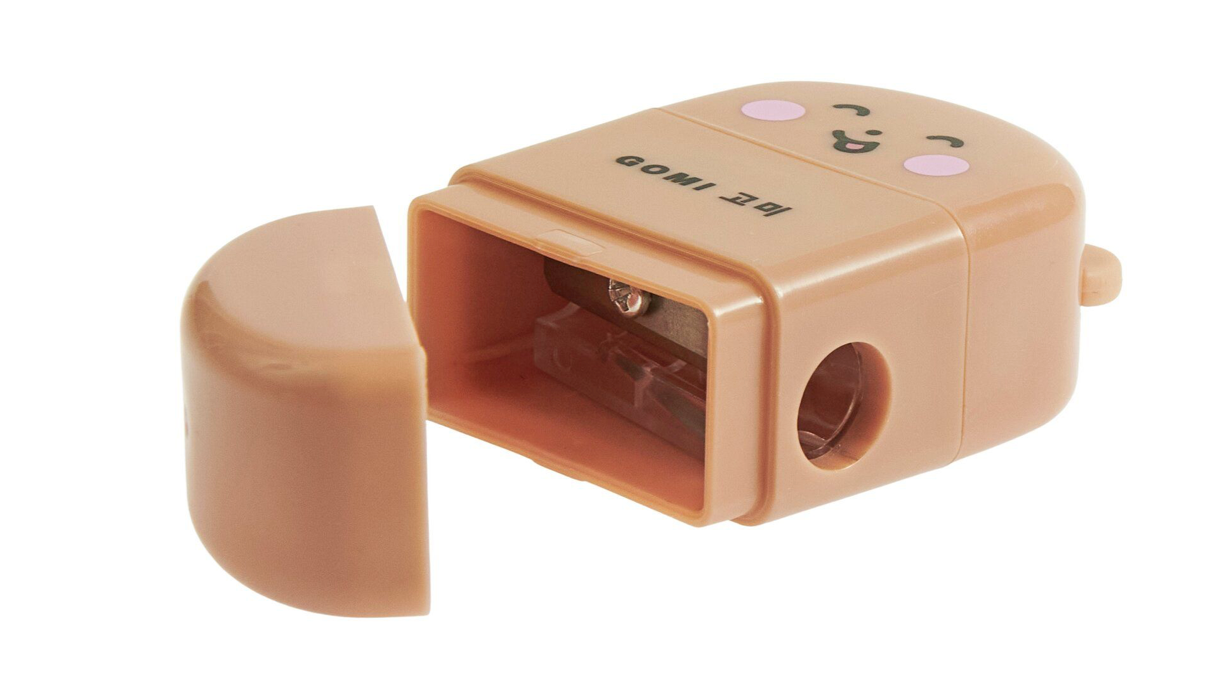 RADIERGUMMI MIT ANSPITZER BÄR HELLBRAUN