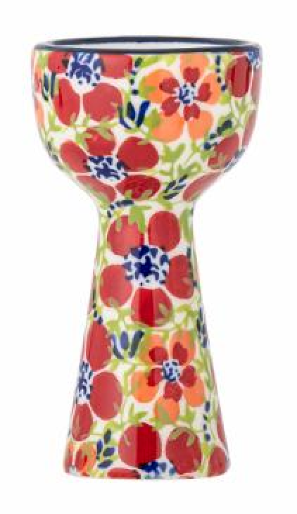 EIERBECHER FLORIST BLUMENMUSTER ROT