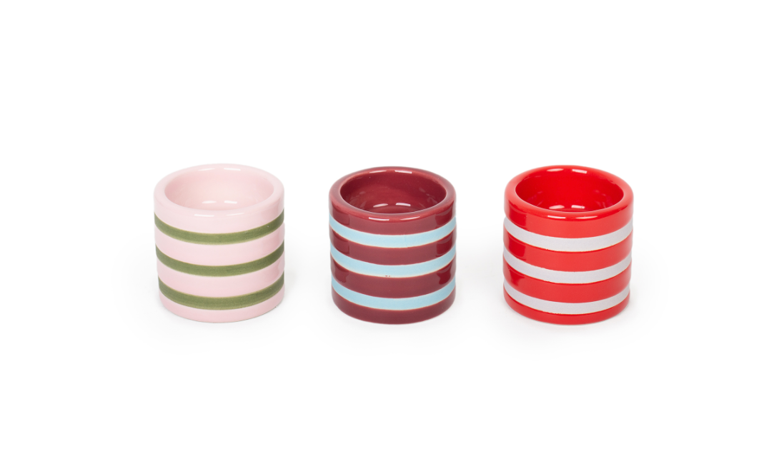 TEELICHTERHALTER STRIPES