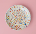 REIBPLATTE + PINSEL Ø14 CM KLEIN