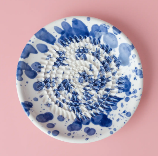 REIBPLATTE + PINSEL Ø14 CM KLEIN