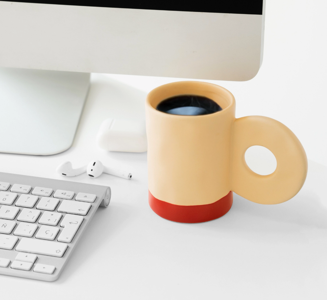 TASSE GROSSER HENKEL KERAMIK