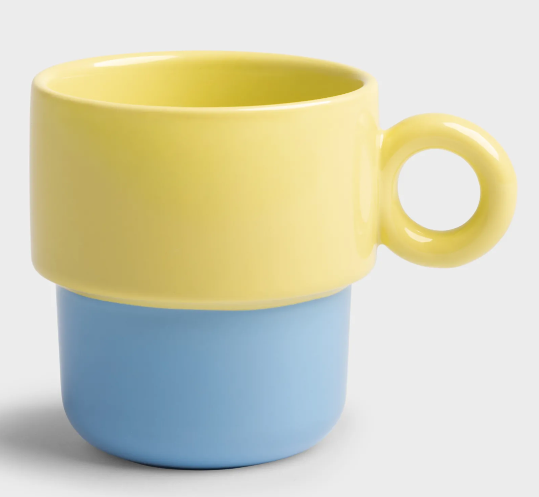 BECHER CHIQUITO BLAU GELB