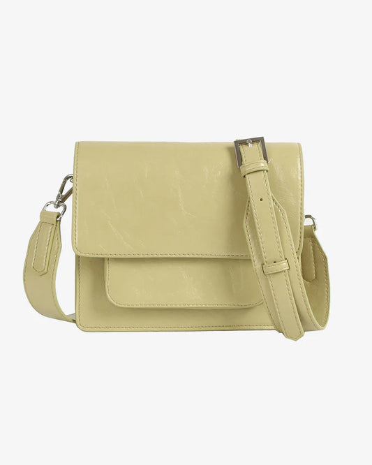 CAYMAN POCKET GLOSSY STRUCTURE - MATCHA GREEN