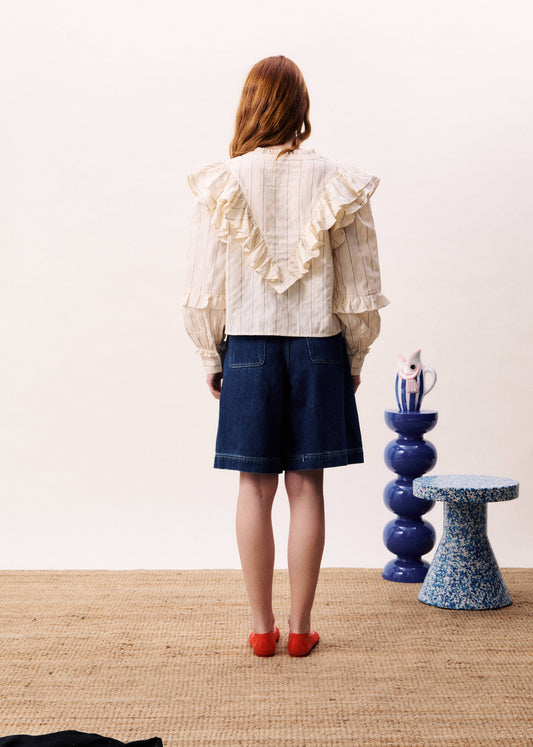 HOSE BERMUDA ABYSSAL BLEU JEAN