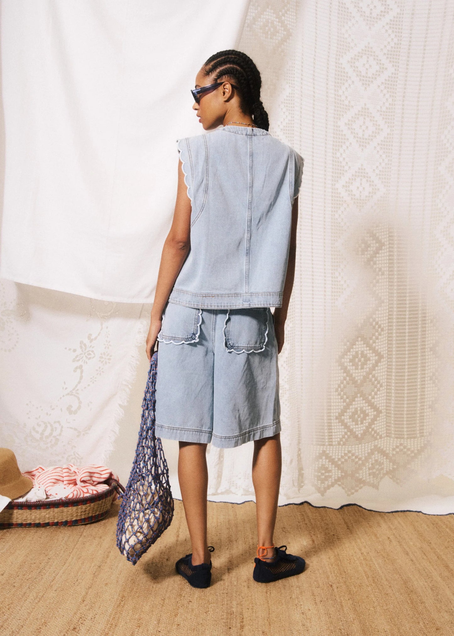 WESTE LILLO JEANSBLAU