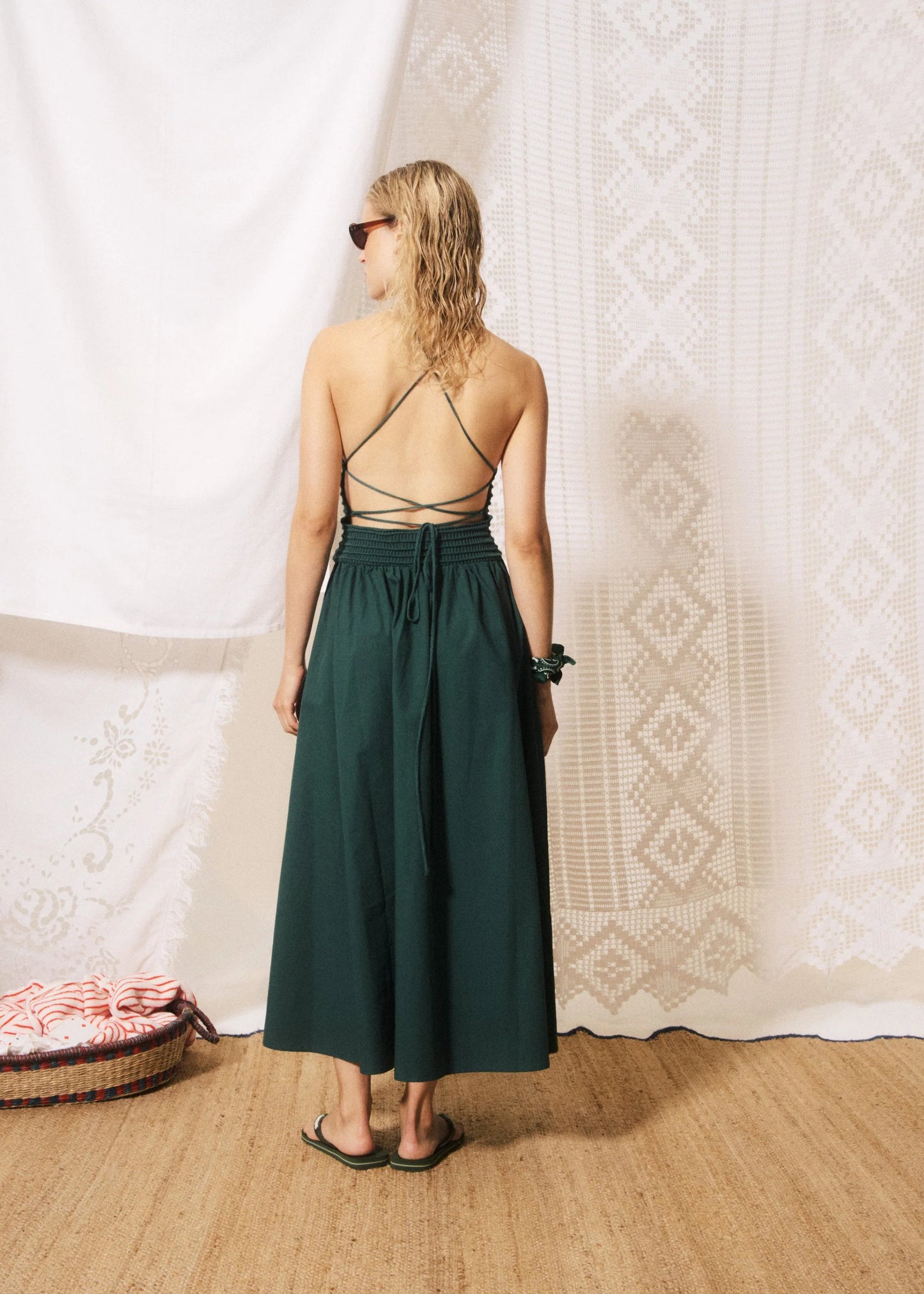 KLEID LUCIA STRANDGRÜN