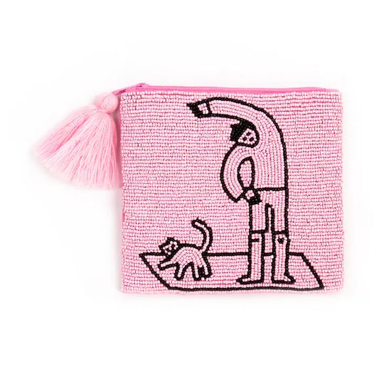 CLUTCH YOGA MIT KATZE