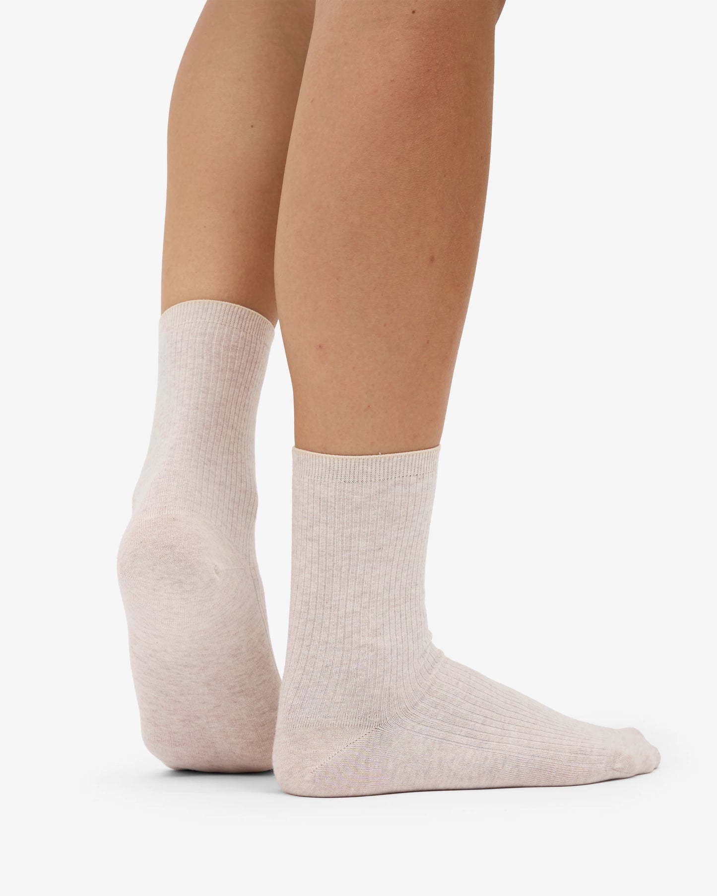 COLORFUL STANDARD SOCKEN IVORY WHITE
