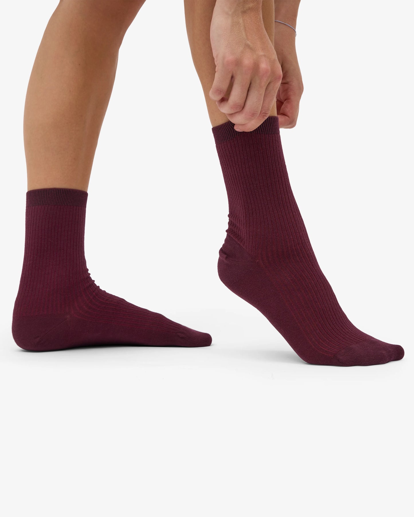 COLORFUL STANDARD SOCKEN OXBLOOD RED