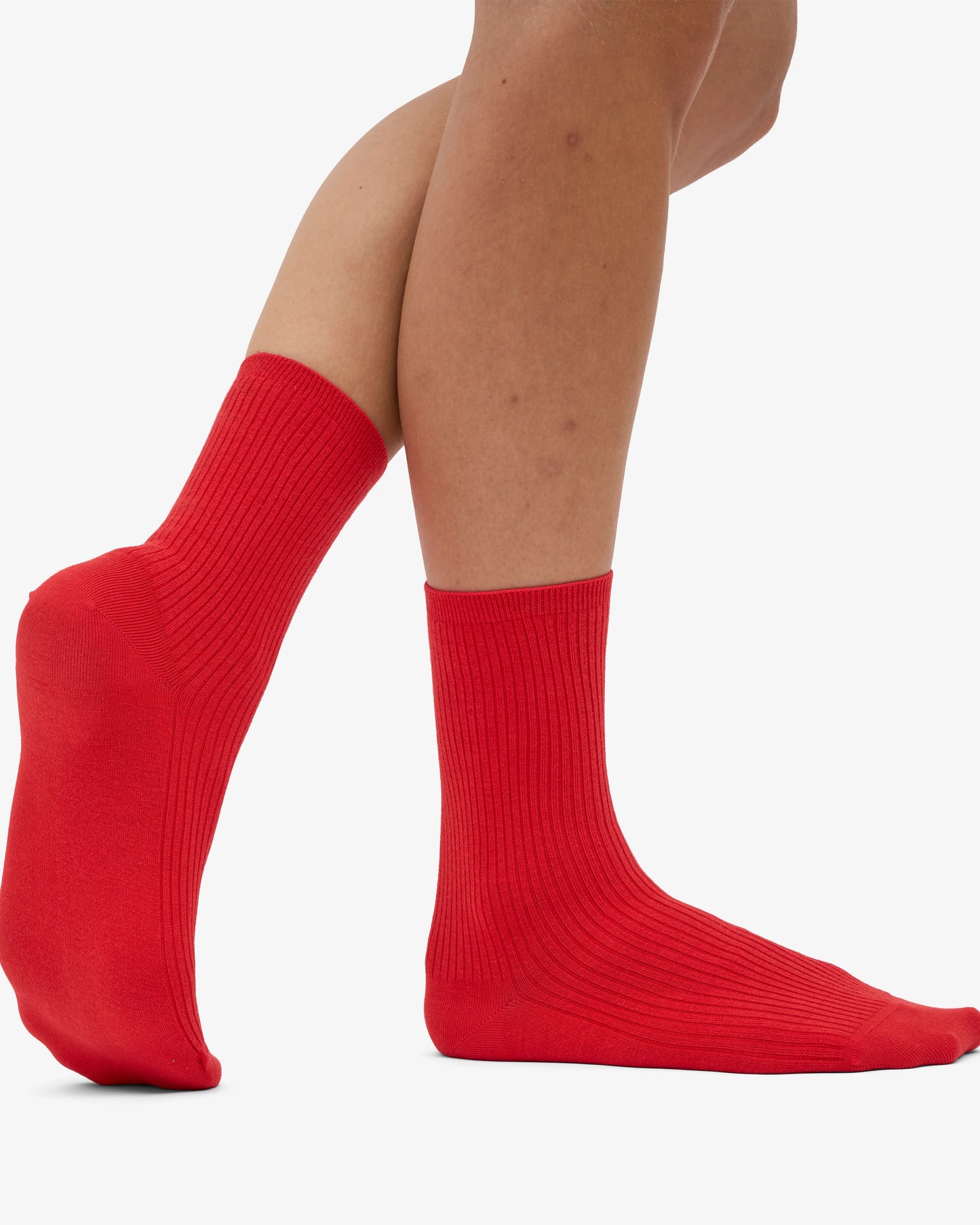 COLORFUL STANDARD SOCKEN RED TANGERINE