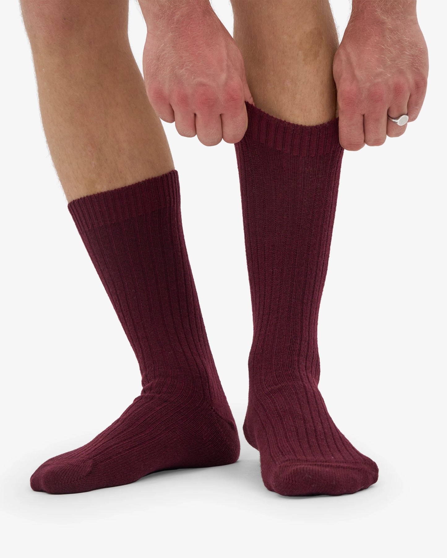 COLORFUL STANDARD MERINO SOCKEN OXBLOOD RED