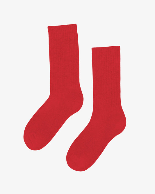 COLORFUL STANDARD MERINO SOCKEN RED TANGERINE