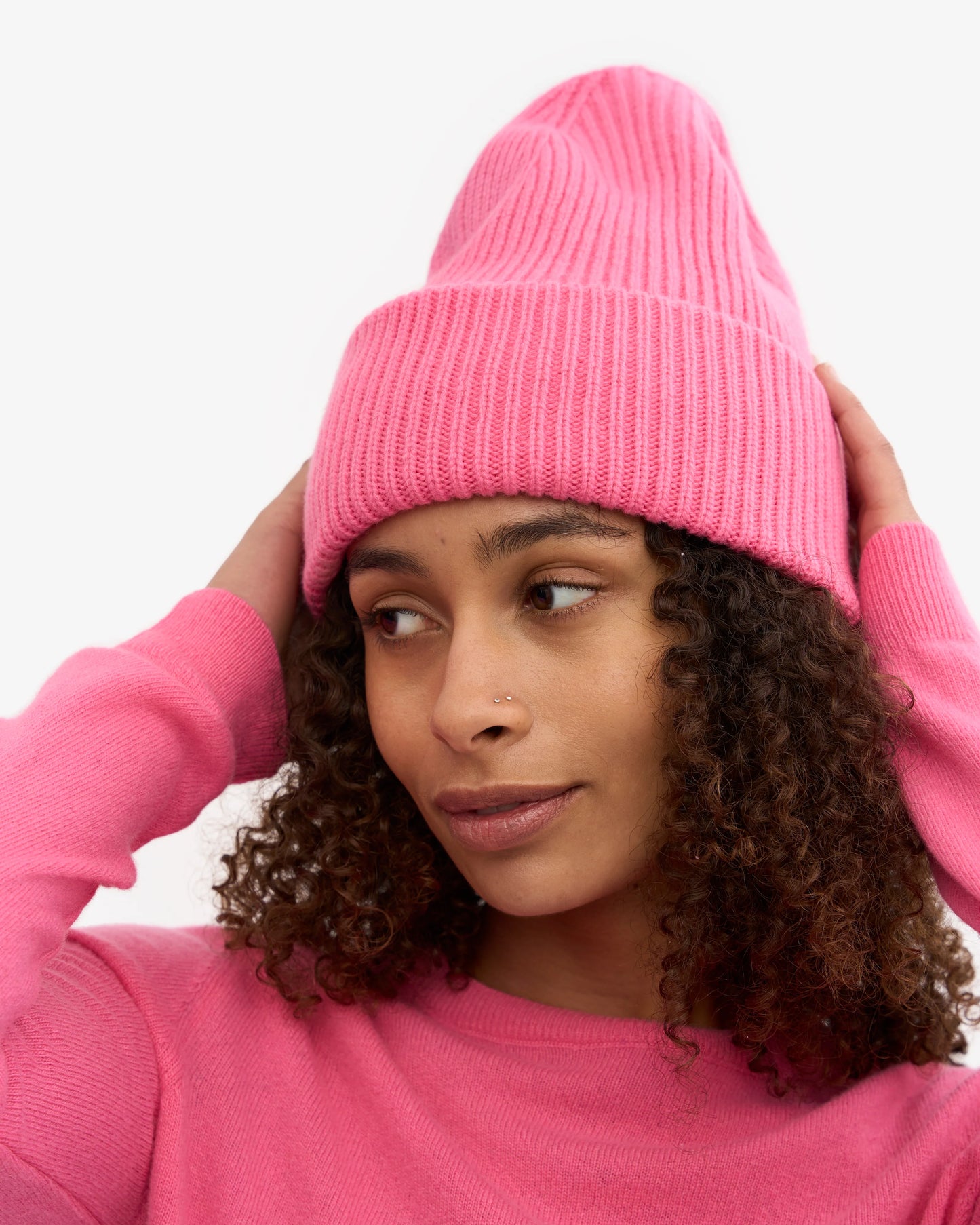 COLORFUL STANDARD MERINO WOLLE MÜTZE BUBBLEGUM PINK