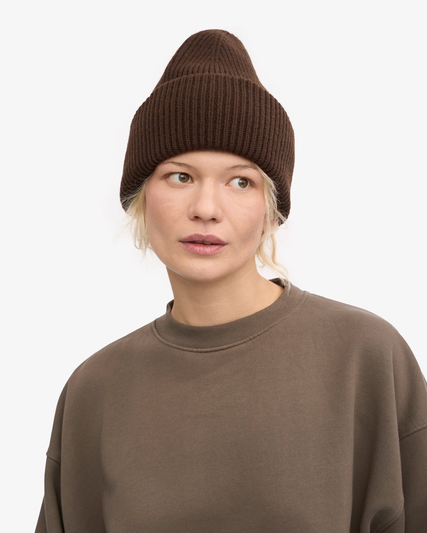 COLORFUL STANDARD MERINO WOLLE MÜTZE COFFEE BROWN