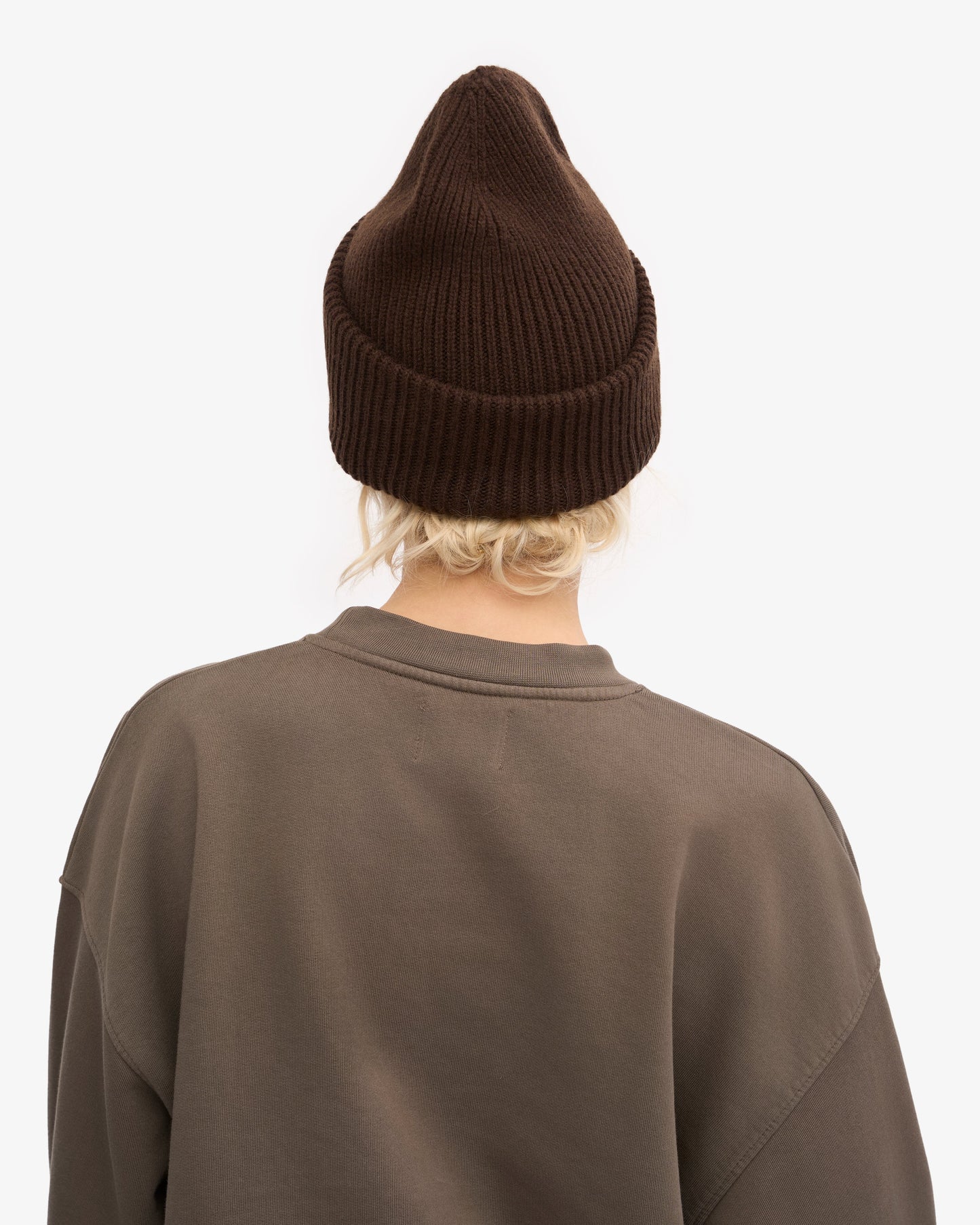 COLORFUL STANDARD MERINO WOLLE MÜTZE COFFEE BROWN