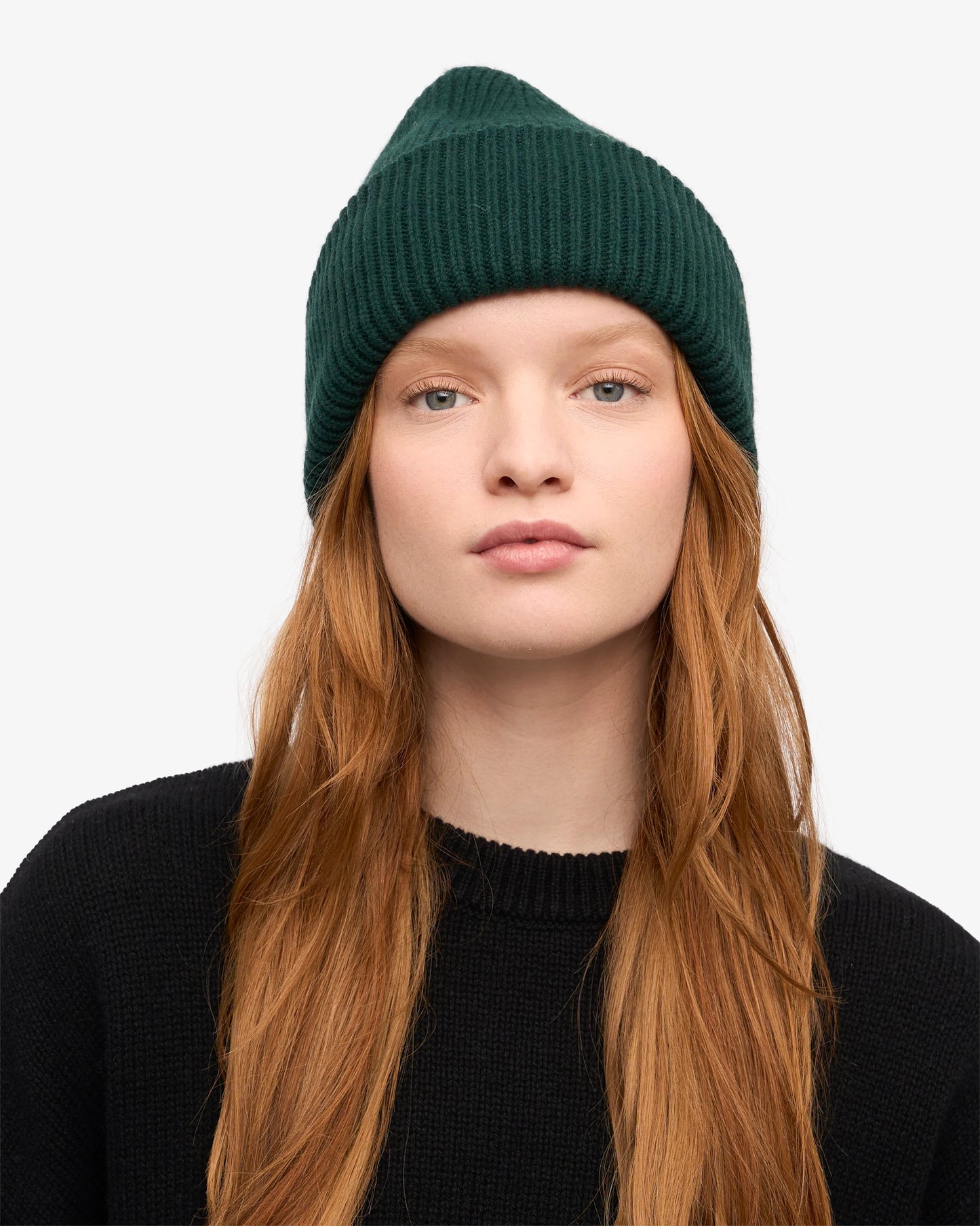 COLORFUL STANDARD MERINO WOLLE MÜTZE EMERALD GREEN