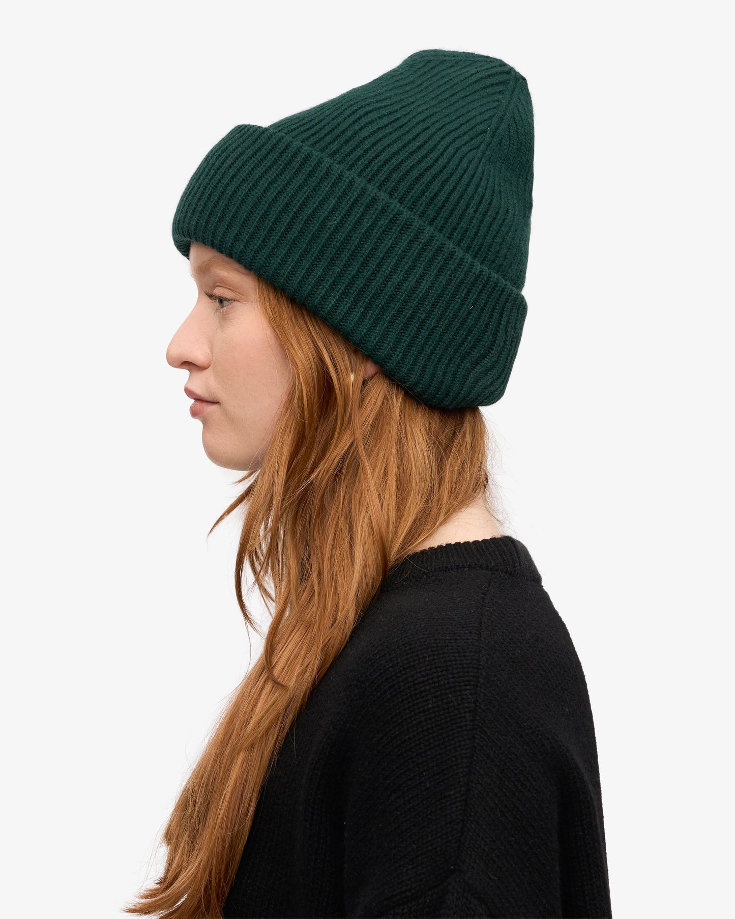 COLORFUL STANDARD MERINO WOLLE MÜTZE EMERALD GREEN