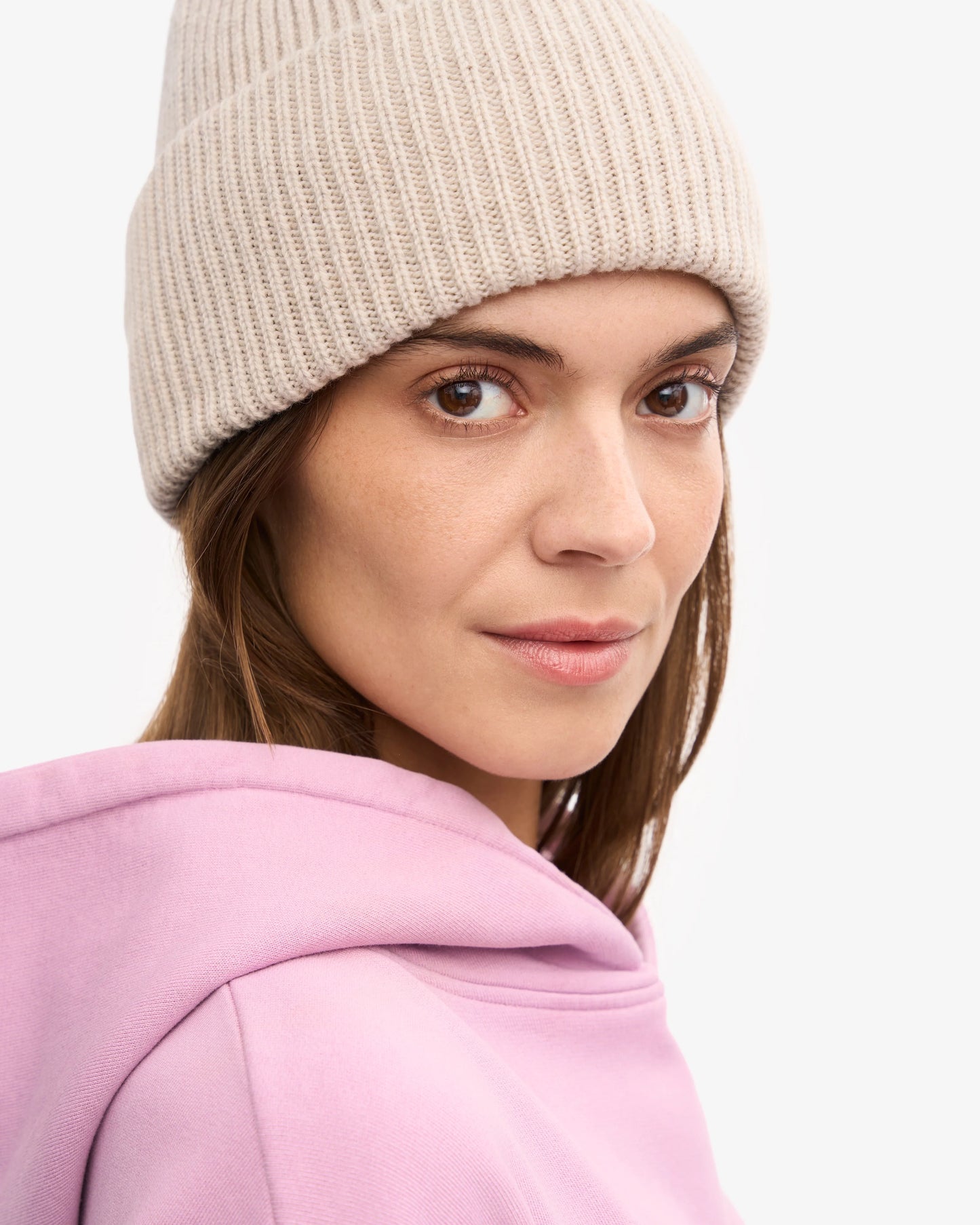 COLORFUL STANDARD MERINO WOLLE MÜTZE IVORY WHITE