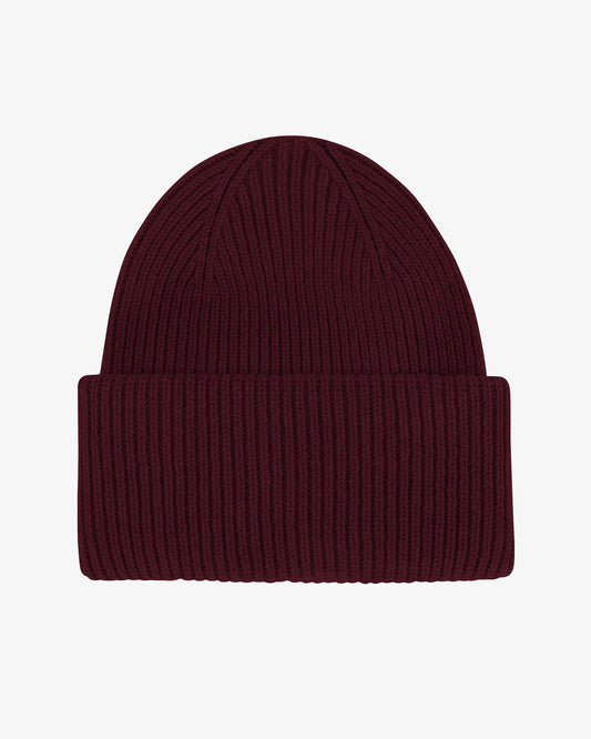 COLORFUL STANDARD MERINO WOLLE MÜTZE OXBLOOD RED