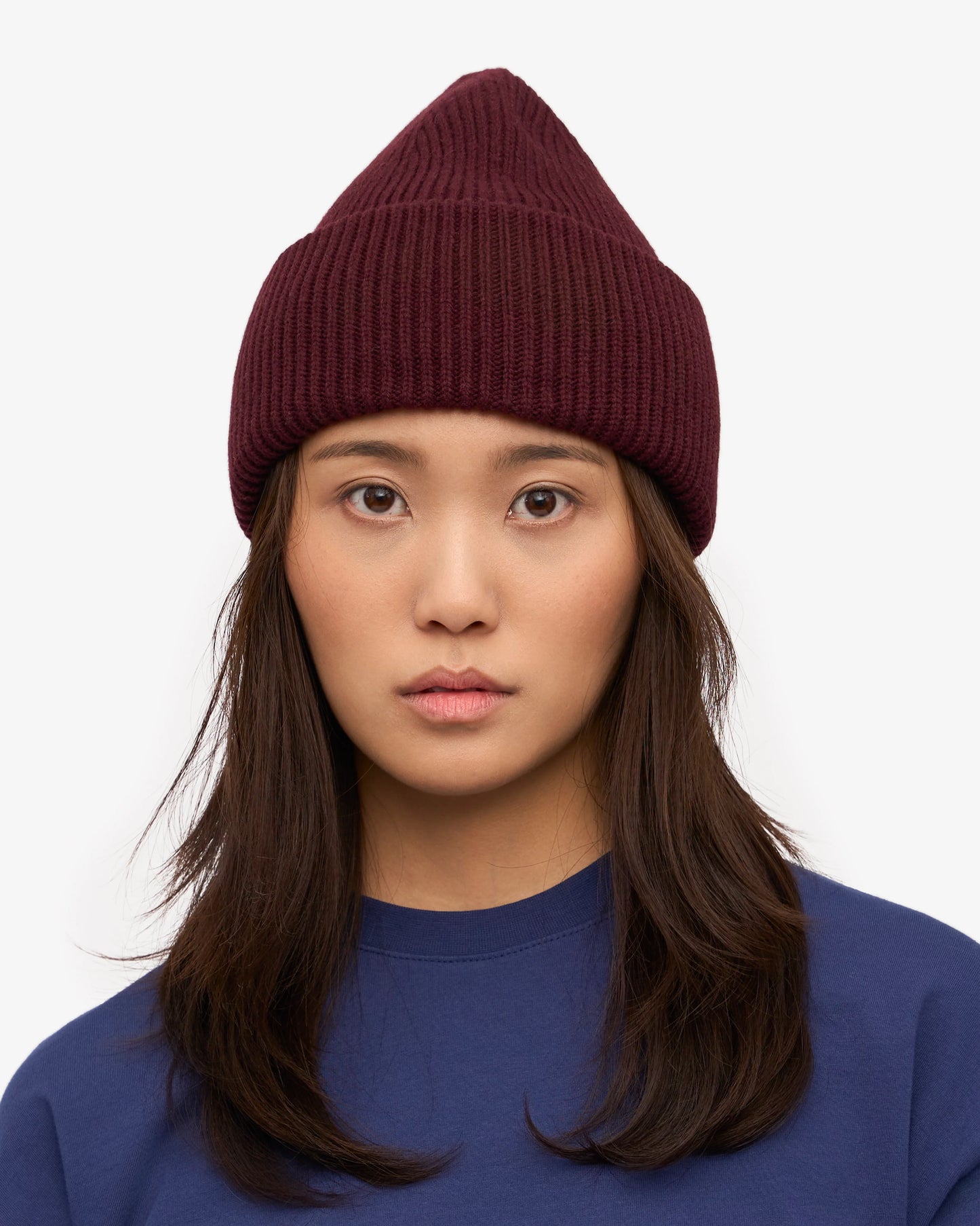 COLORFUL STANDARD MERINO WOLLE MÜTZE OXBLOOD RED