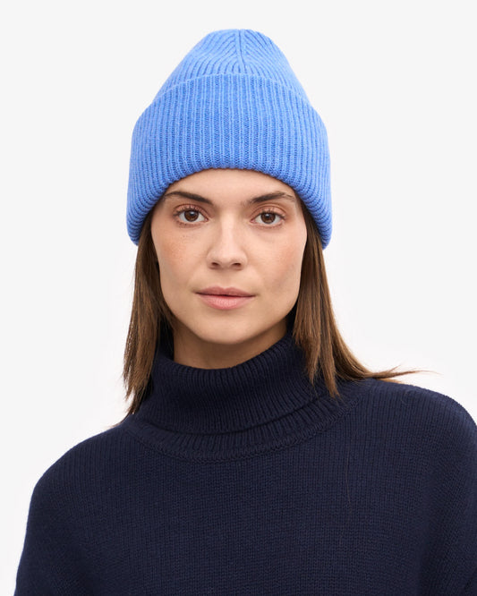 COLORFUL STANDARD MERINO WOLLE MÜTZE PACIFIC BLUE