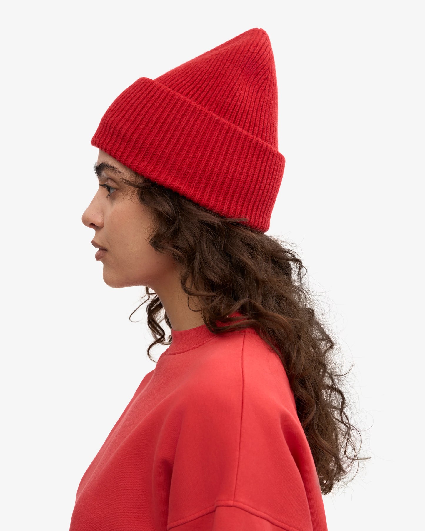 COLORFUL STANDARD MERINO WOLLE MÜTZE SCARLET RED