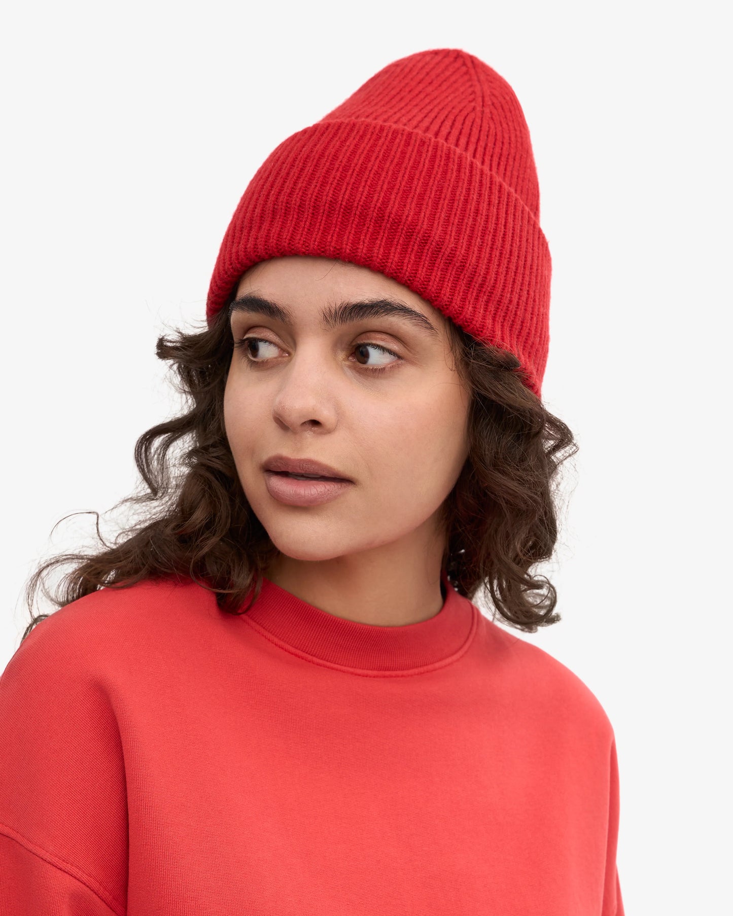 COLORFUL STANDARD MERINO WOLLE MÜTZE SCARLET RED