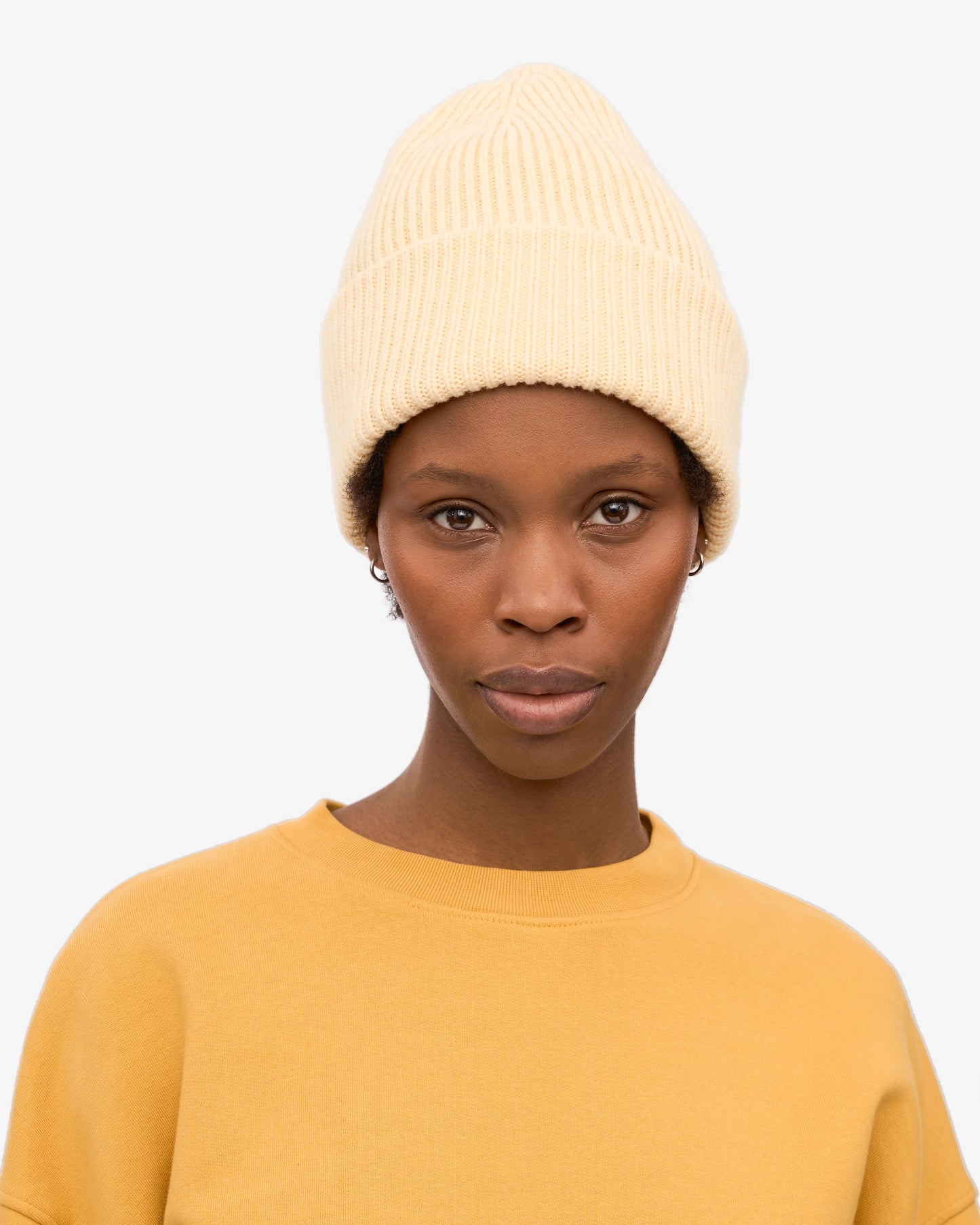 COLORFUL STANDARD MERINO WOLLE MÜTZE SOFT YELLOW