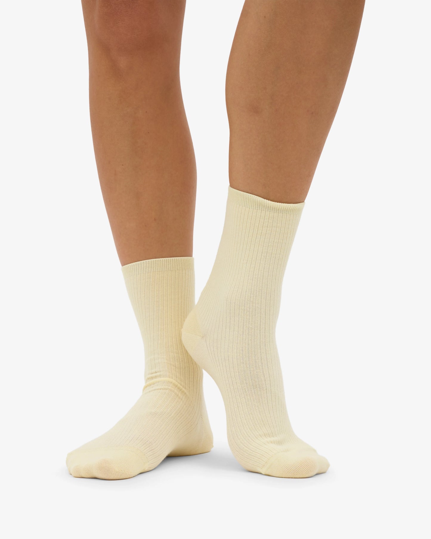 COLORFUL STANDARD SOCKEN SOFT YELLOW