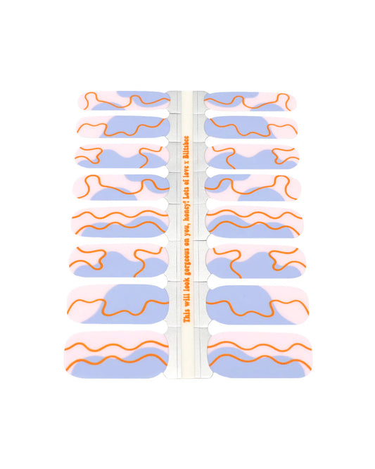 NAGELFOLIE - CORAL SWIRL