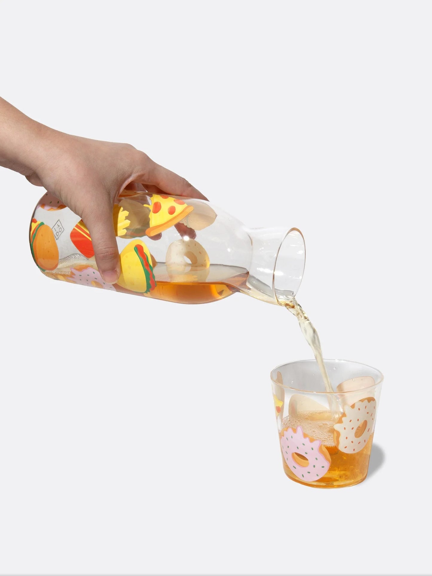 KARAFFE UND GLASS SET FAST FOOD