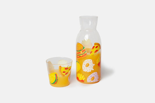 KARAFFE UND GLASS SET FAST FOOD