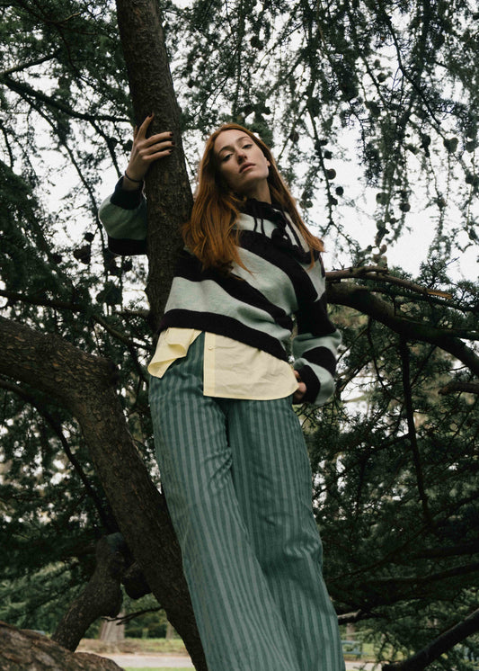 SYLVAINE HOSE WATER-GREEN