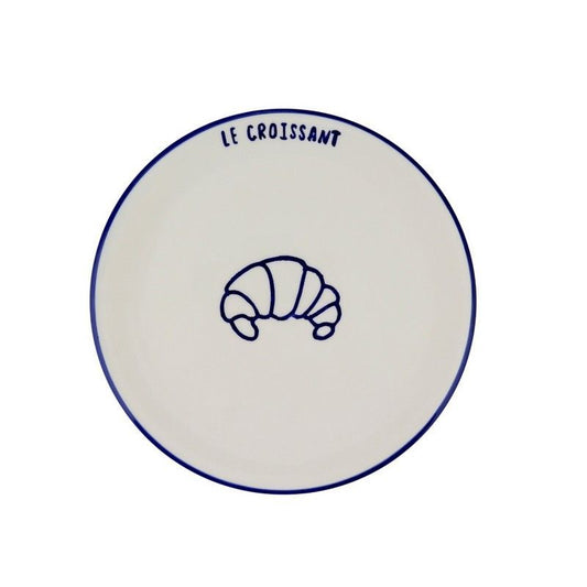 FRÜHSTÜCKSTELLER LE CROISSANT BLAU