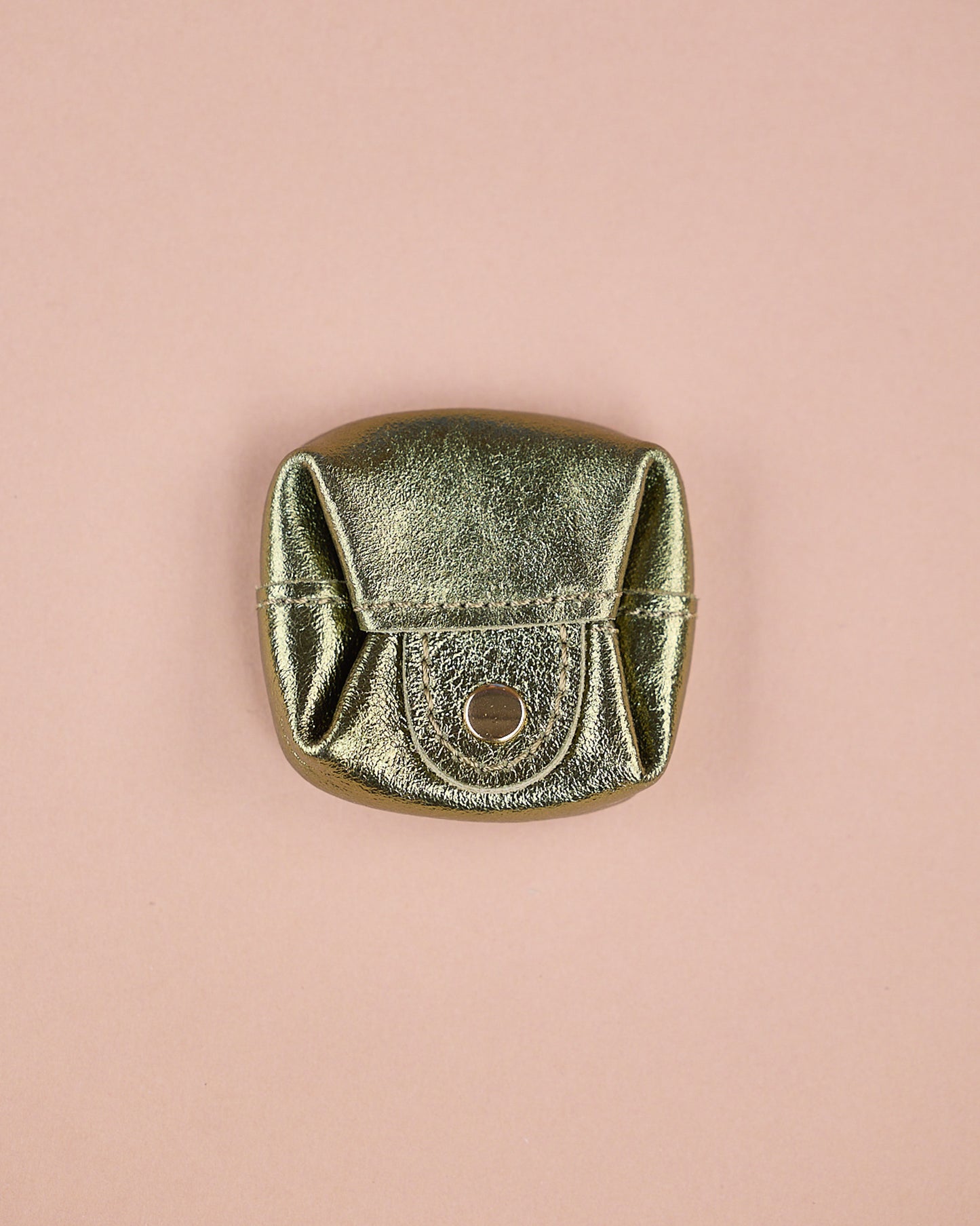 GELDBEUTEL QUADRAT OLIVE METALLIC