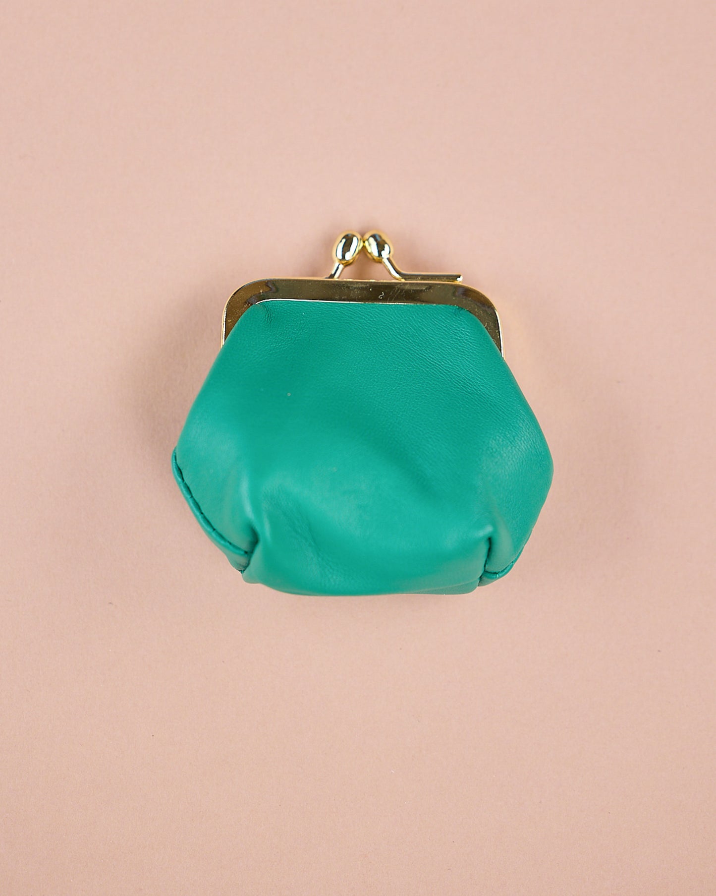 RUNDER GELDBEUTEL GRÜN