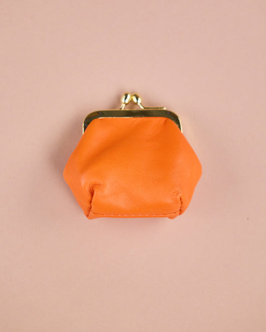 RUNDER GELDBEUTEL ORANGE