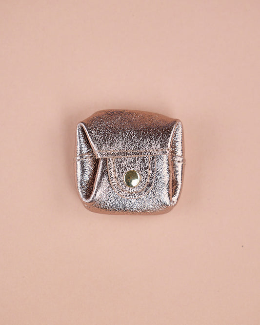 GELDBEUTEL QUADRAT GOLD METALLIC