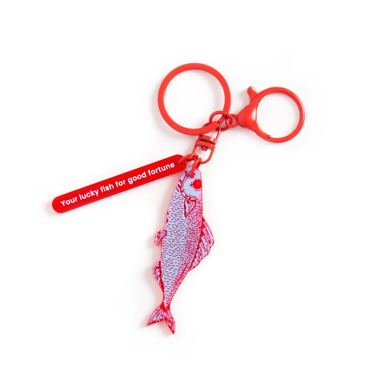 SCHLÜSSELANHÄNGER FISCH PINK