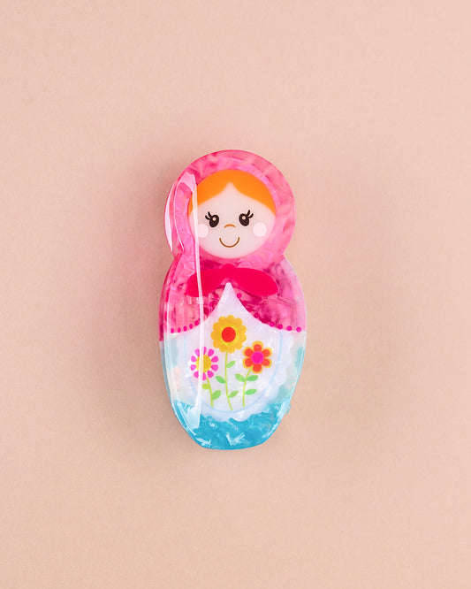 HAARSPANGE HEISSELIEBE MATROSCHKA BLAU