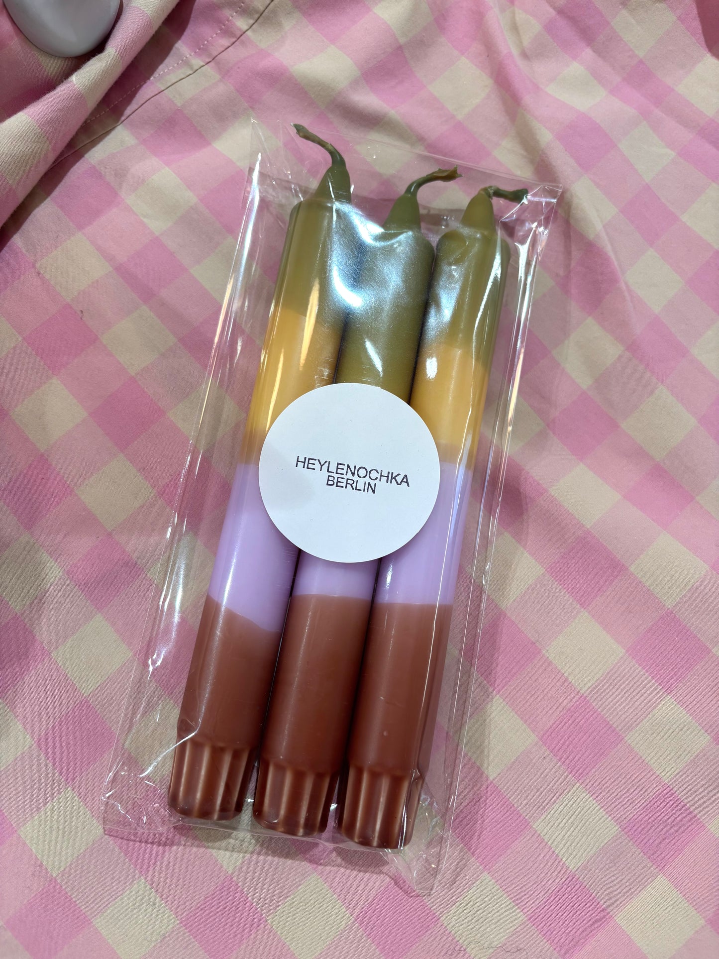 DIP DYE KERZEN 3 ER SET HEY.60