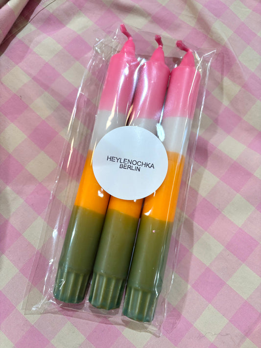 DIP DYE KERZEN 3 ER SET HEY7.0