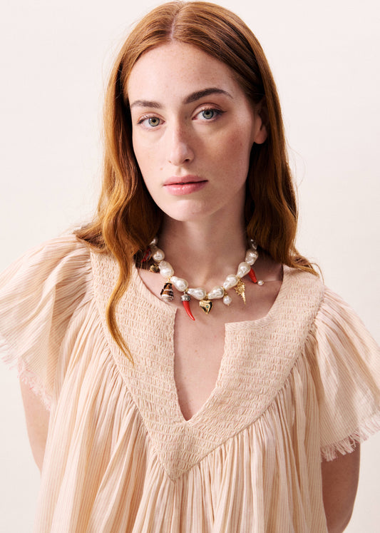 BLOUSE NOVAELLE ROUGE