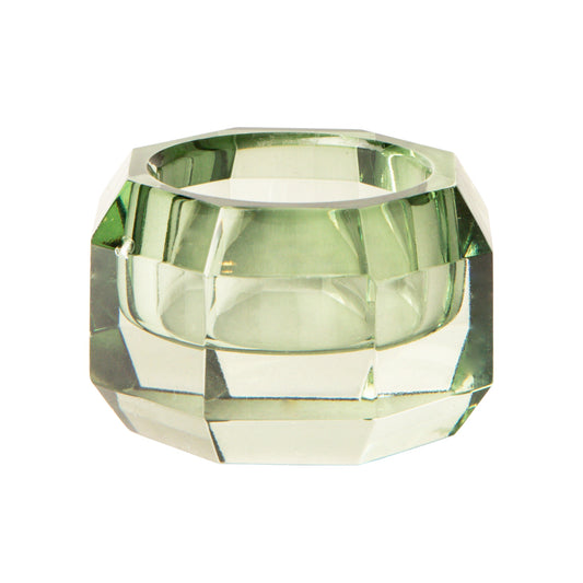 KRISTALLHALTER IN OLIVFARBEN