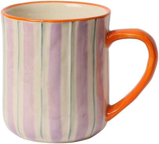 MAISON BECHER VIOLETT/PETROL/ORANGE