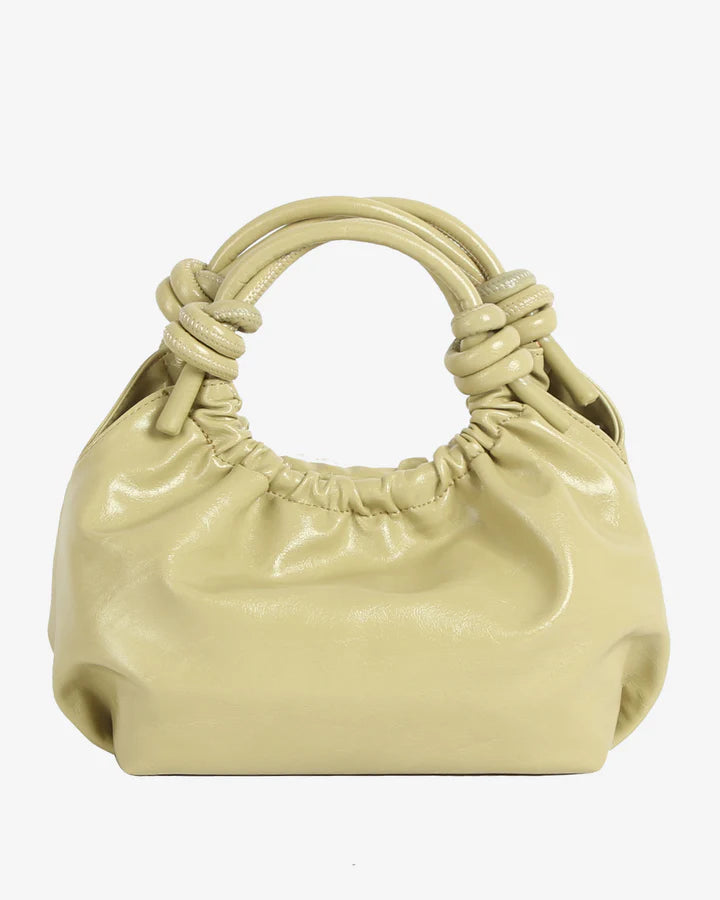 TASCHE JOLLY GLOSSY STRUCTURE - MATCHA GREEN