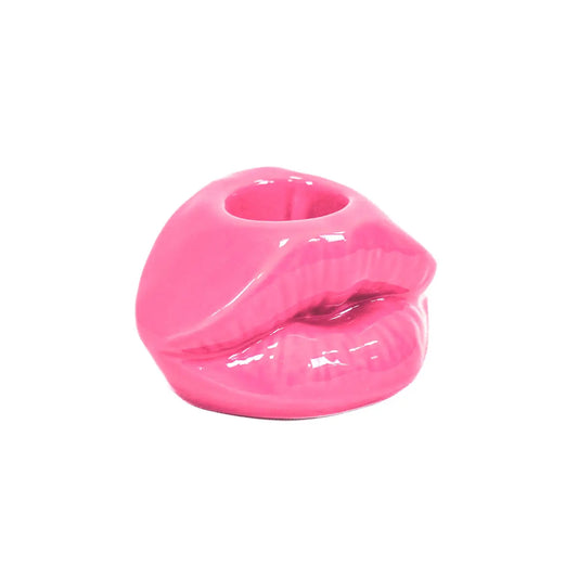 KERZENHALTER LIPPEN PINK