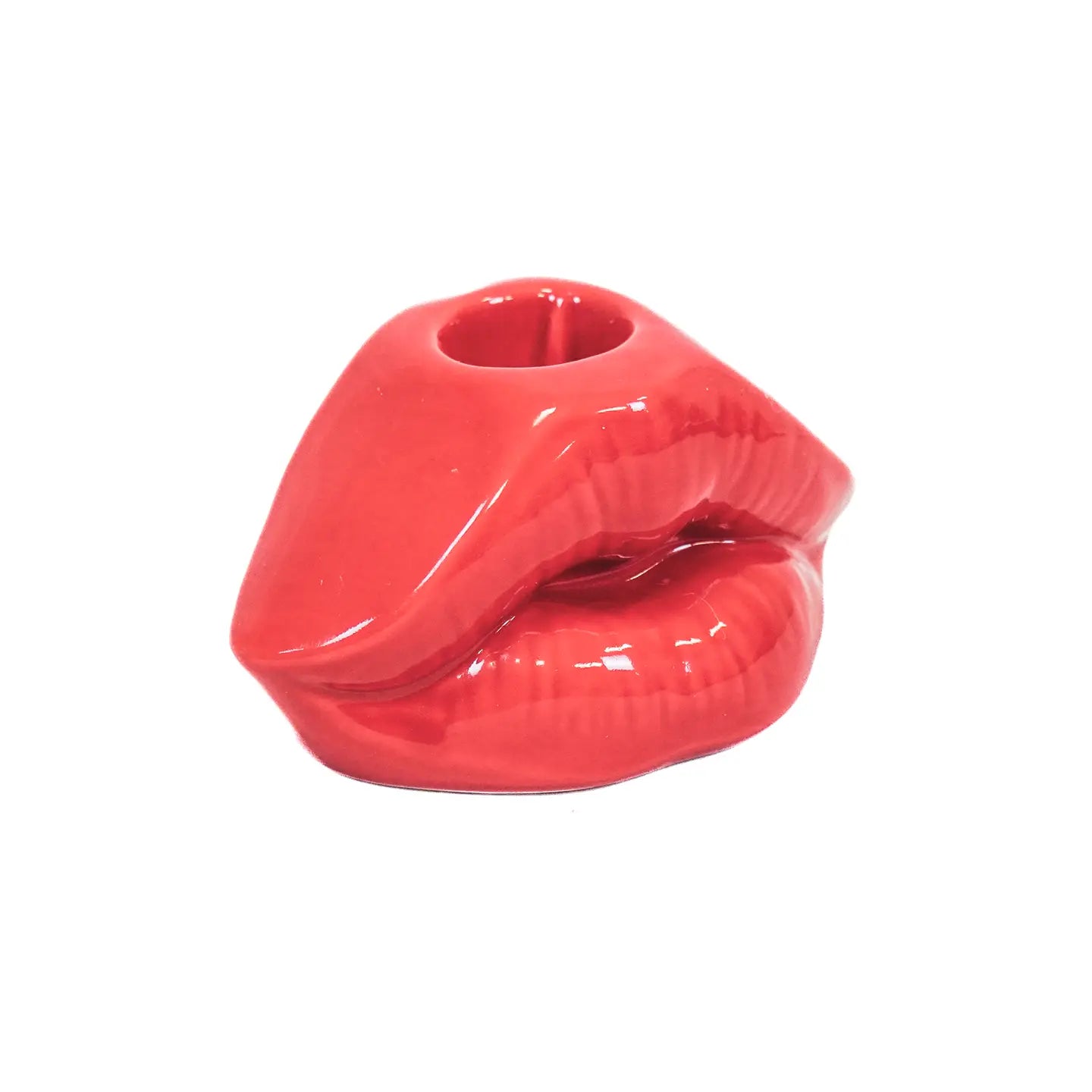 KERZENHALTER LIPPEN ROT