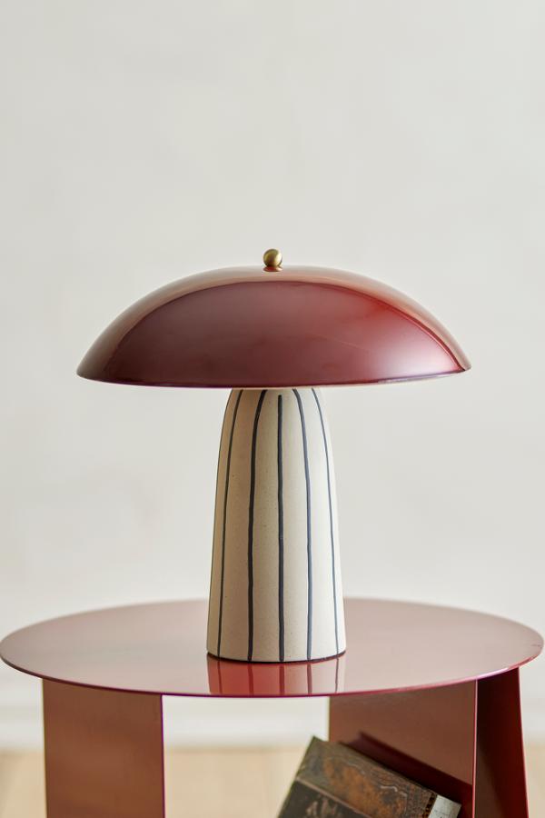LAMPE ARVID STEINGUT TISCHLAMPE